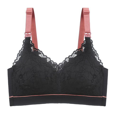 Latex cup silk has no steel ring inside nursing bra and thin underwear for pregnant women during pregnancy and lactation